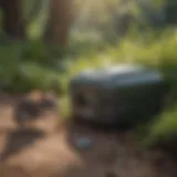 Innovative outdoor mouse bait station design