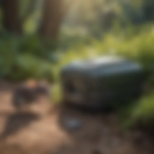 Innovative outdoor mouse bait station design