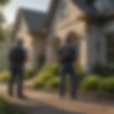 Professional Pest Management Assessment A professional pest management team assessing a property in Arden, NC.