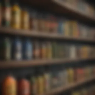 Variety of Pesticides Available Diverse types of pesticides on a shelf