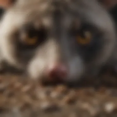 Analyzing the dietary effects on possum feces