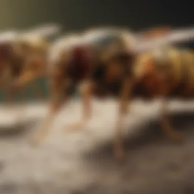 An infographic explaining the ecological role of paper wasps in the environment.