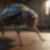 Close-up view of a tac exterminator in action, showcasing its advanced technology.