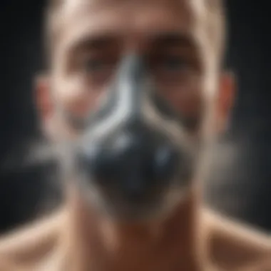 Infographic displaying the health impacts of airborne dust on respiratory conditions.