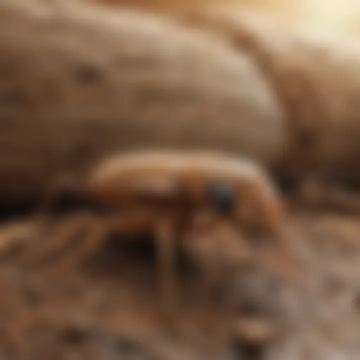 Visual representation of different termite treatment methods