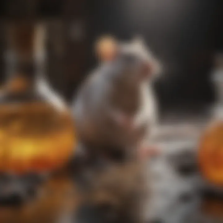 Illustration of chemical compounds released by rats