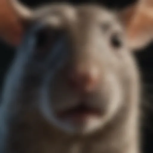 Close-up of rat olfactory receptors highlighting their sensitivity