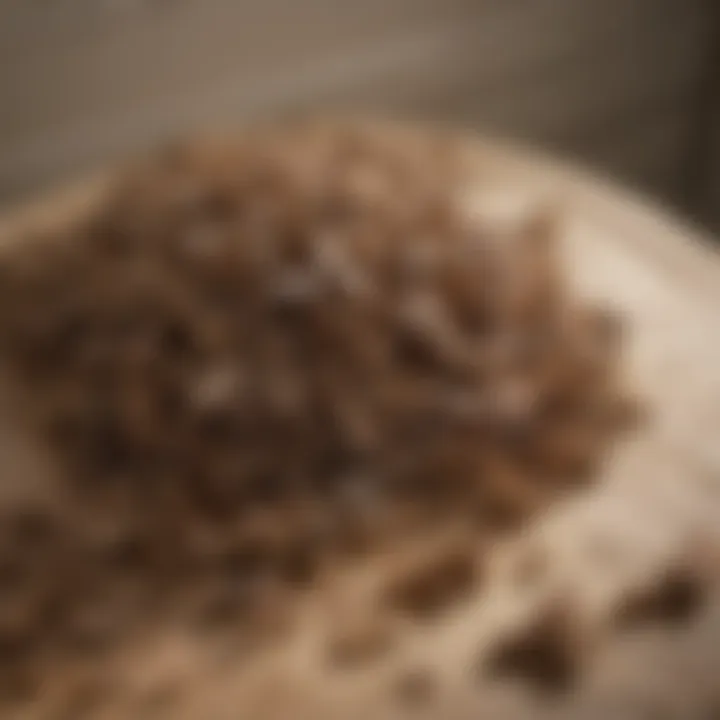 A cozy home environment infested with little brown moths