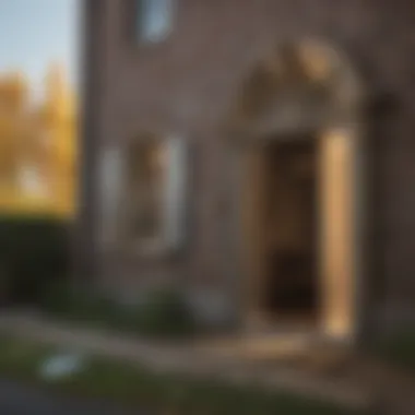 Moisture damage in a residential property without a vapor barrier.