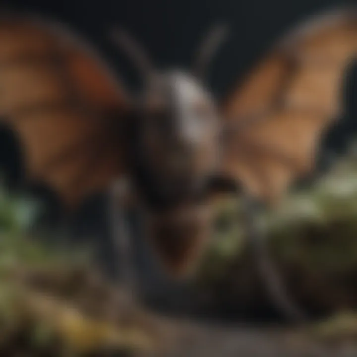 Illustration of bat bug life cycle