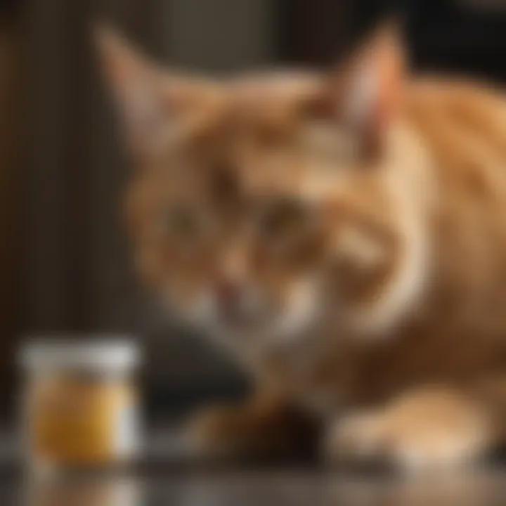 How Tomcat Attractant Gel Lures Cats Demonstration of Tomcat attractant gel attracting felines