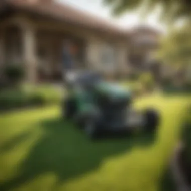 Eco-Friendly Lawn Care Practices TruGreen service professional applying eco-friendly treatments.