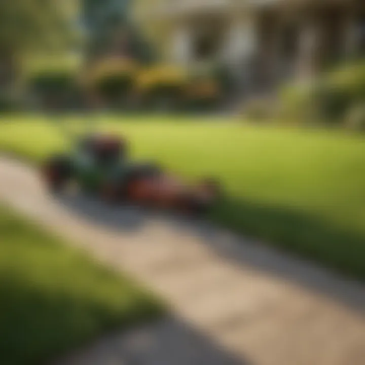 A comparison chart of different lawn care service options.