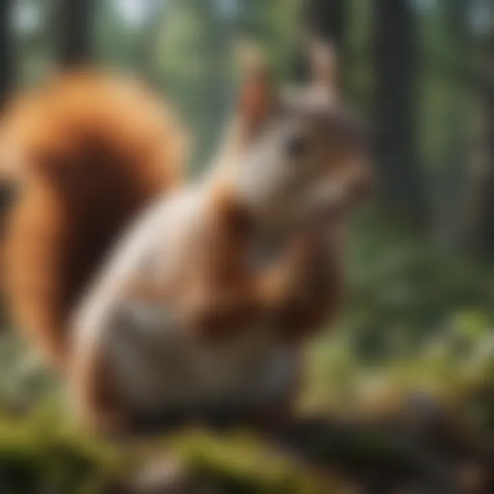 Toxic Threat to Squirrels Squirrel under threat from toxic substances