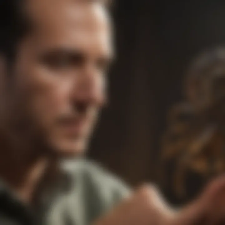 Scientist Analyzing Scorpion Venom Effects