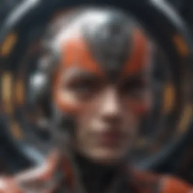 Abstract futuristic design