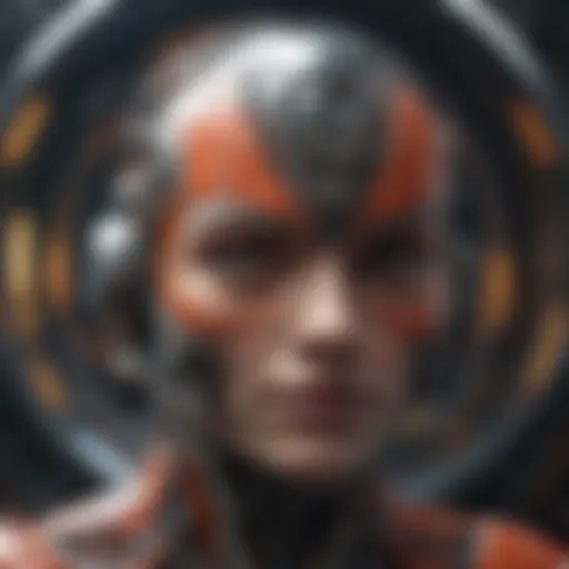 Abstract futuristic design