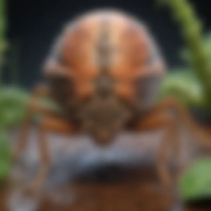 Illustration showcasing the release of odorous chemicals by stink bugs