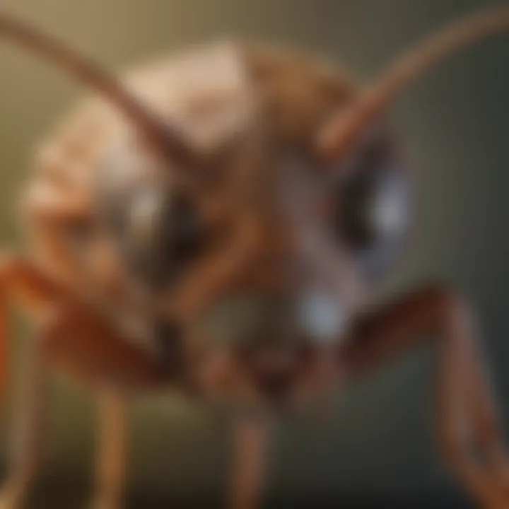 Creative visualization of entomologists studying stink bugs' unique characteristics