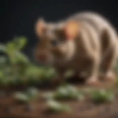 Natural Pest Control with Mint A natural pest control setup using mint sprigs