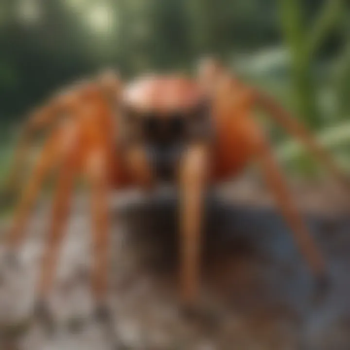 Vibrant Arachnid in Natural Habitat