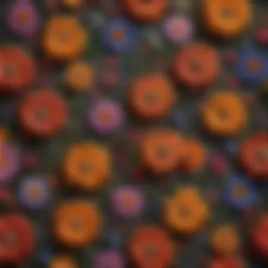 Vibrant Floral Pattern Tick Repellency Vibrant Floral Pattern Tick Repellency