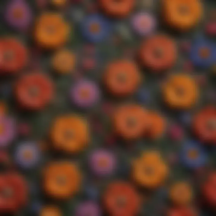 Vibrant Floral Pattern Tick Repellency Vibrant Floral Pattern Tick Repellency