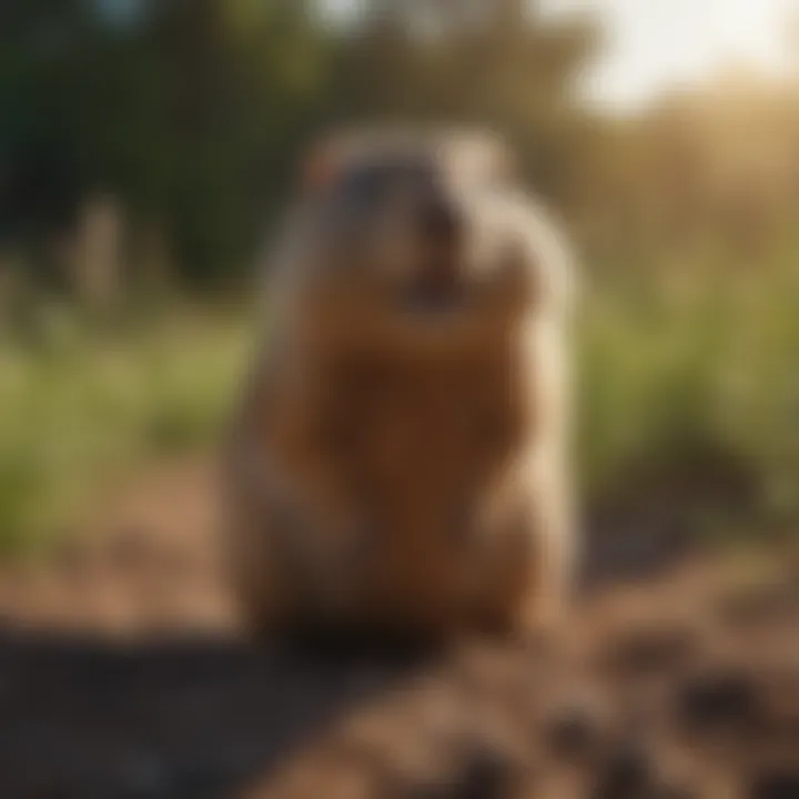 Gopher in Vibrating Field