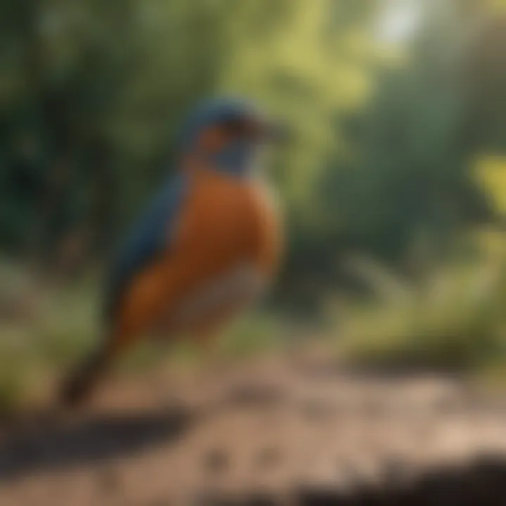 Visual Bird Repellent System in Effect