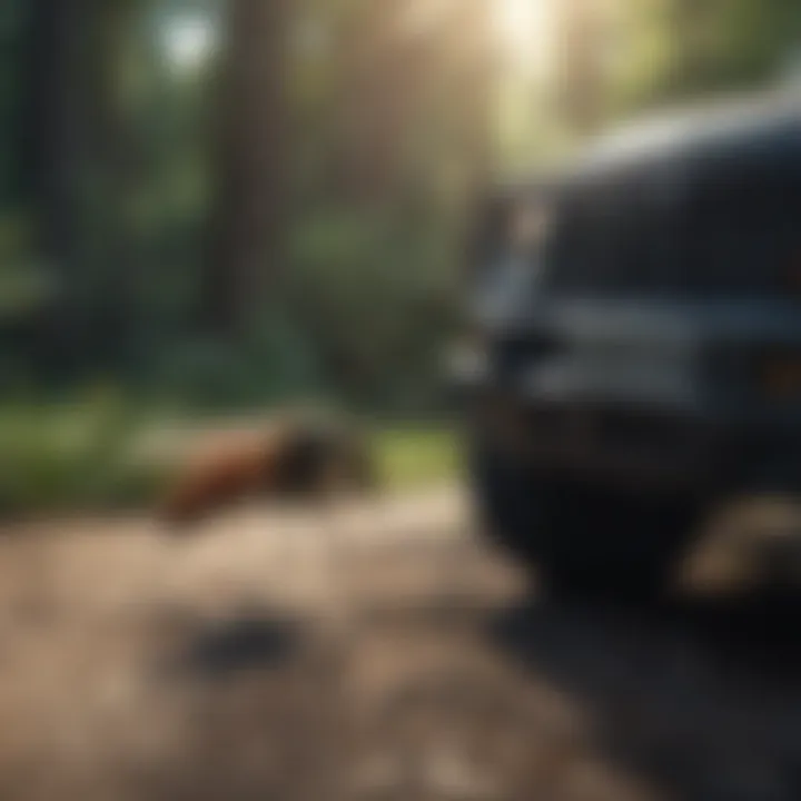 Visual representation of environmental impact assessment