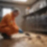 Illustration of Vulcan Termite and Pest Control technicians at work