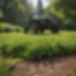 Lush green lawn showcasing effective weed management techniques.
