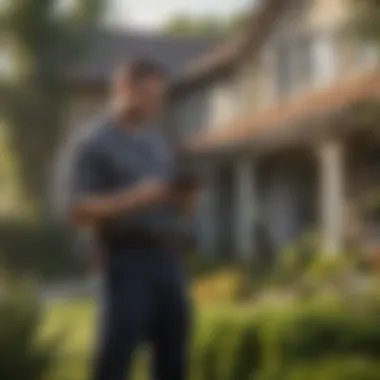 Professional Inspection by Western Pest Services Western Pest Services technician inspecting property