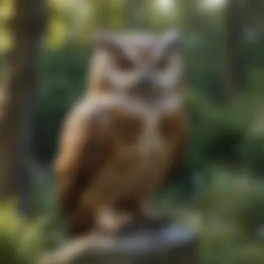 Whimsical Owl Decoy Design
