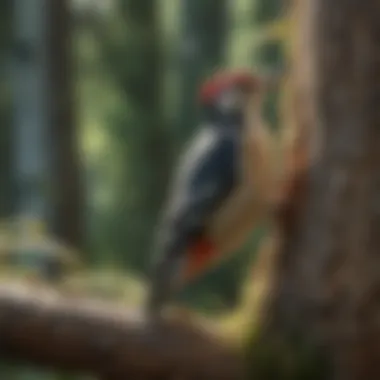 Visual Representation of Woodpecker Deterrent Woodpecker deterrent visual