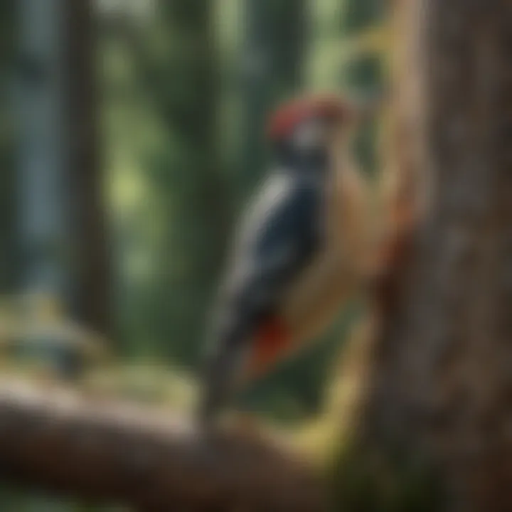 Visual Representation of Woodpecker Deterrent Woodpecker deterrent visual