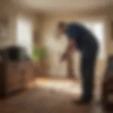 Wyomissing Pest Control Specialist Inspecting Home