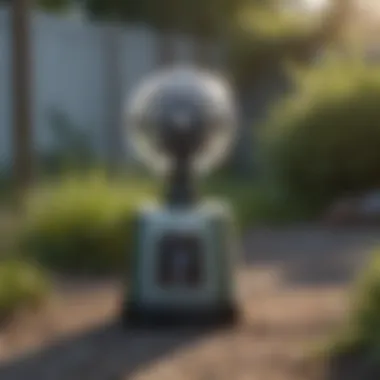 Ultrasonic Fly Repellent Device in Yard